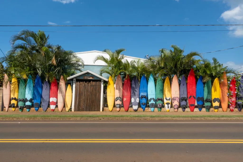 Paia Surfboard Fence