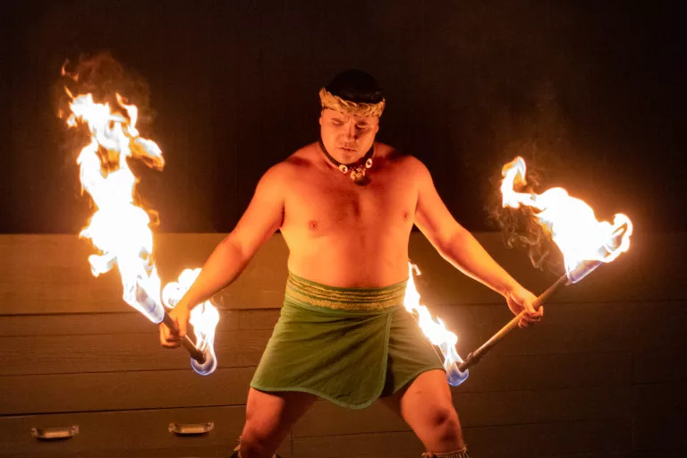 Maui Luau Fire Dancer