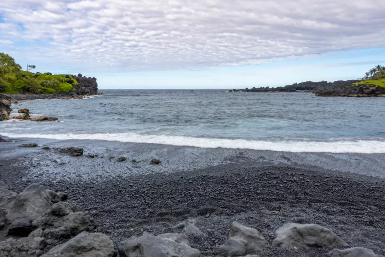 Black Sand Beach Maui View