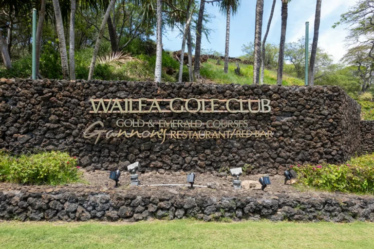 Wailea Golf Club Sign